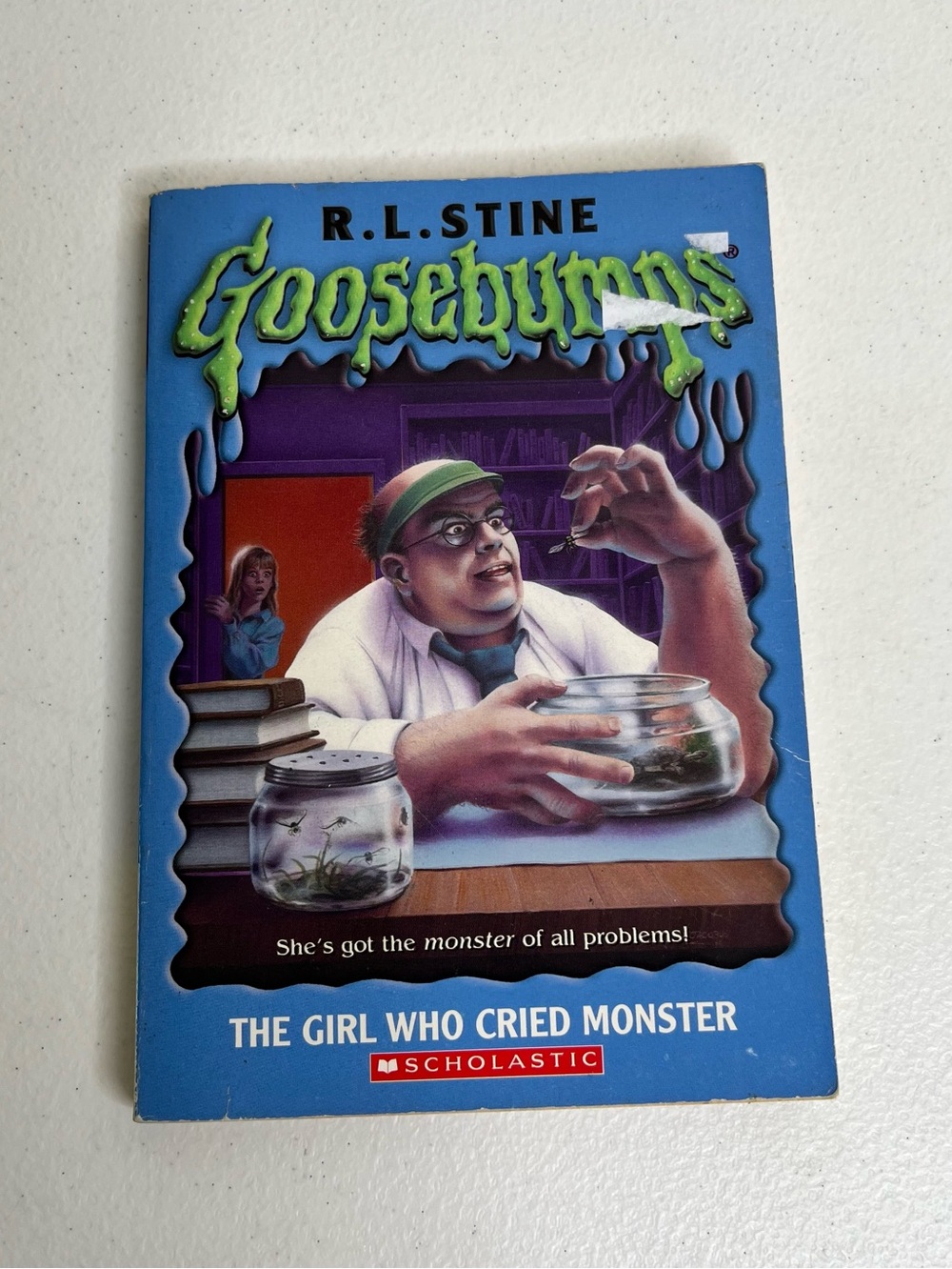Goosebumps #8 The Girl Who Cried Monster 1993 Paperback Book Original Series